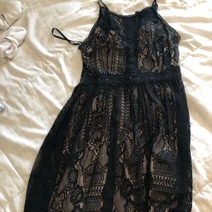 Black lace dress size s